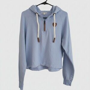 Wanakome Light Blue Cowl Neck Sweater